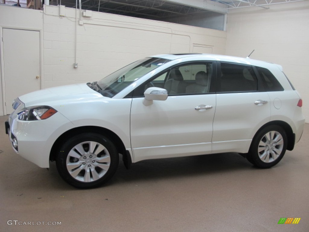 2010 RDX SH-AWD - White Diamond Pearl / Taupe photo #5