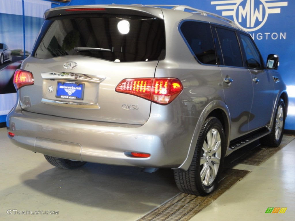 2011 QX 56 4WD - Platinum Graphite / Graphite photo #6