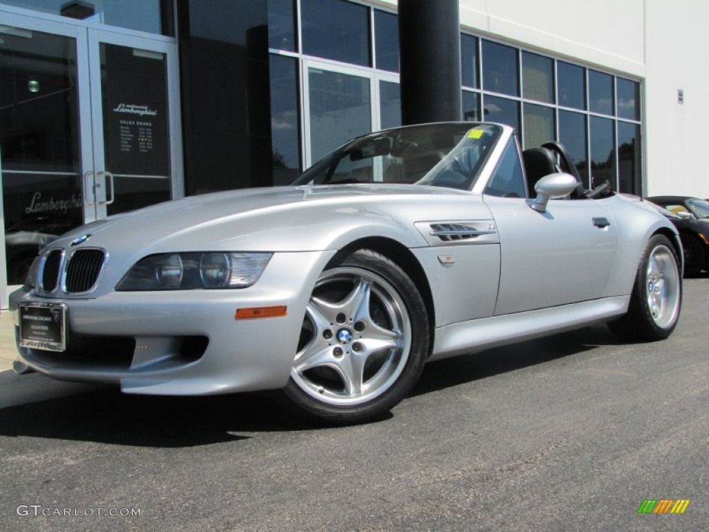 2000 M Roadster - Titanium Silver Metallic / Black photo #9