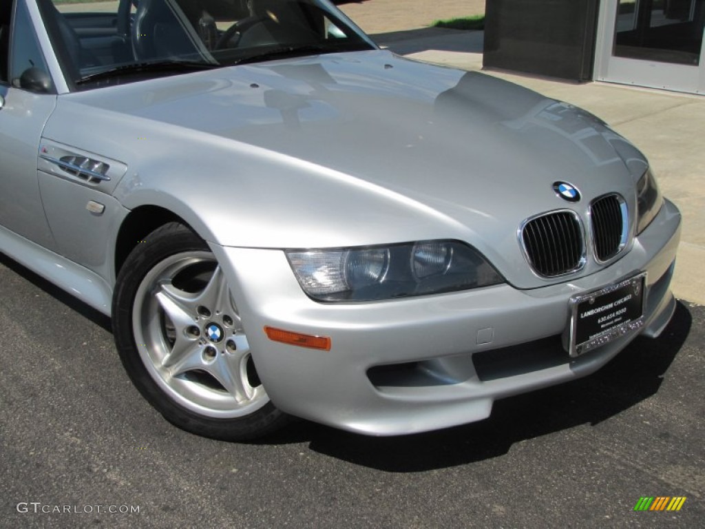 2000 M Roadster - Titanium Silver Metallic / Black photo #24