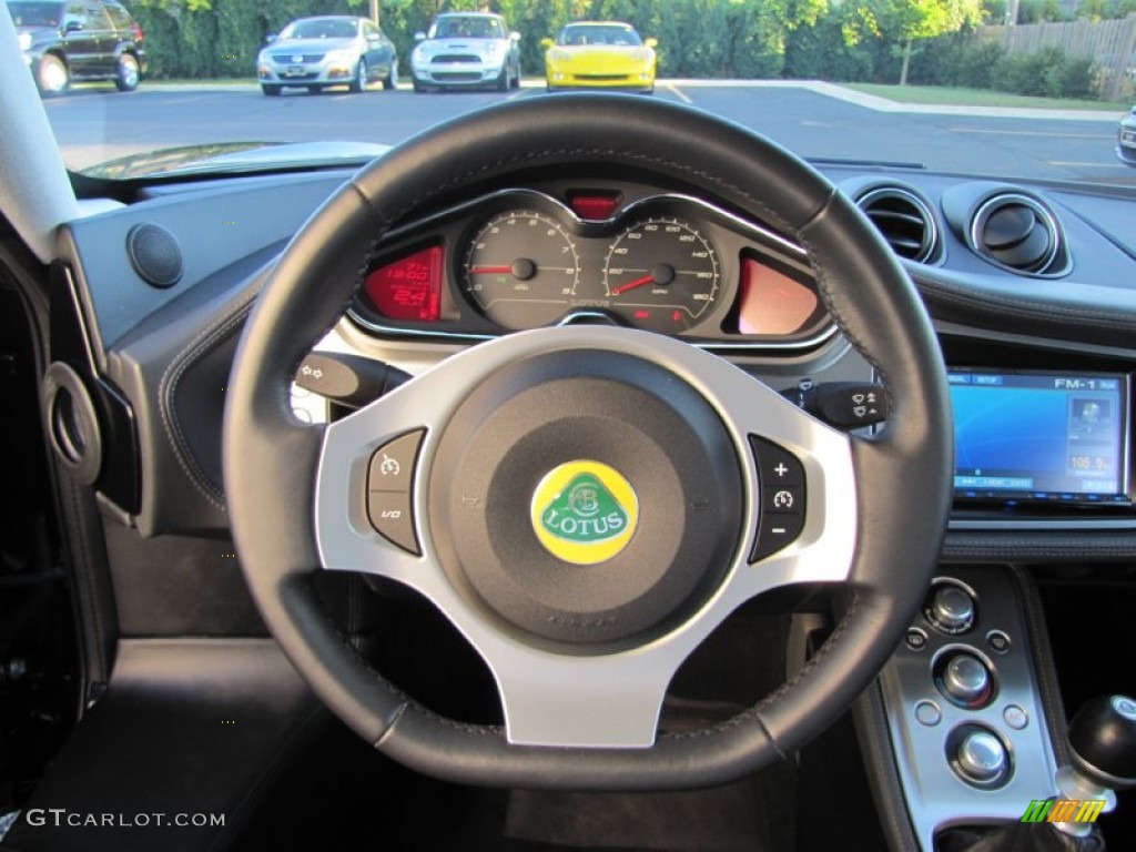 2010 Lotus Evora Coupe Black Leather Steering Wheel Photo #57179980