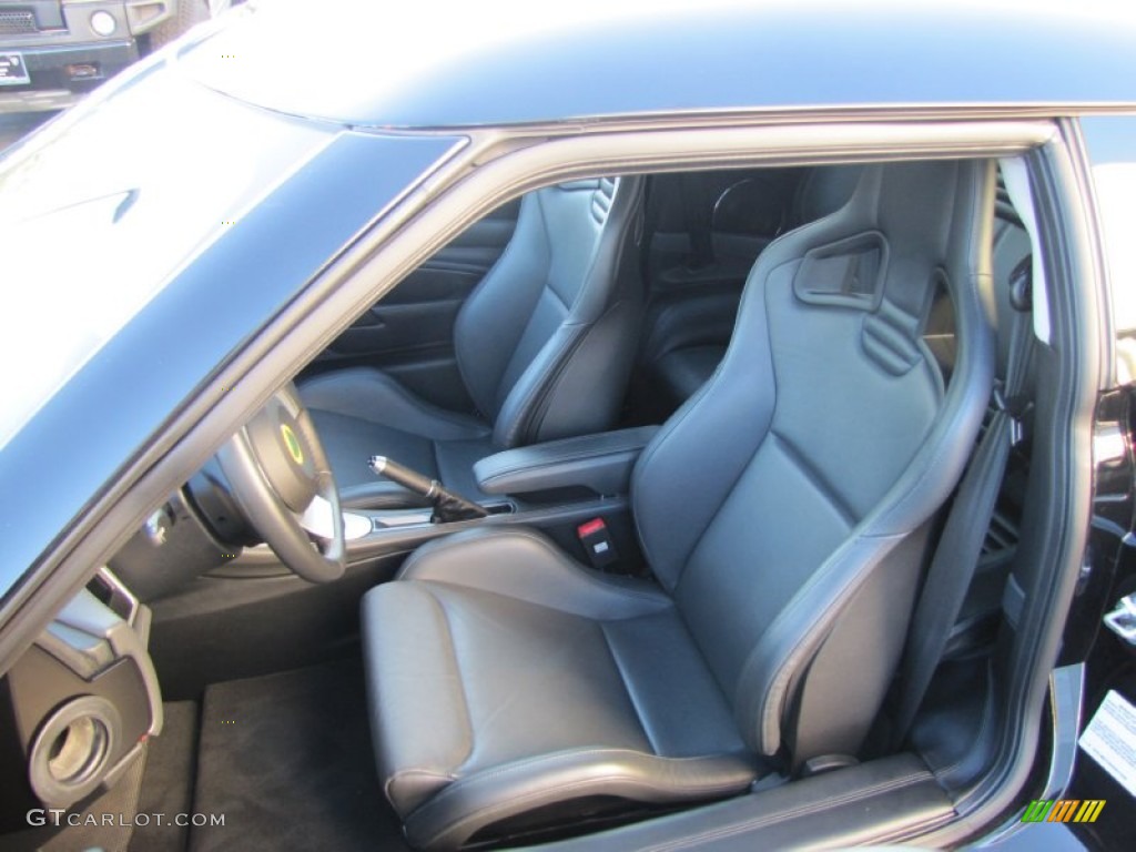 Black Leather Interior 2010 Lotus Evora Coupe Photo #57179990