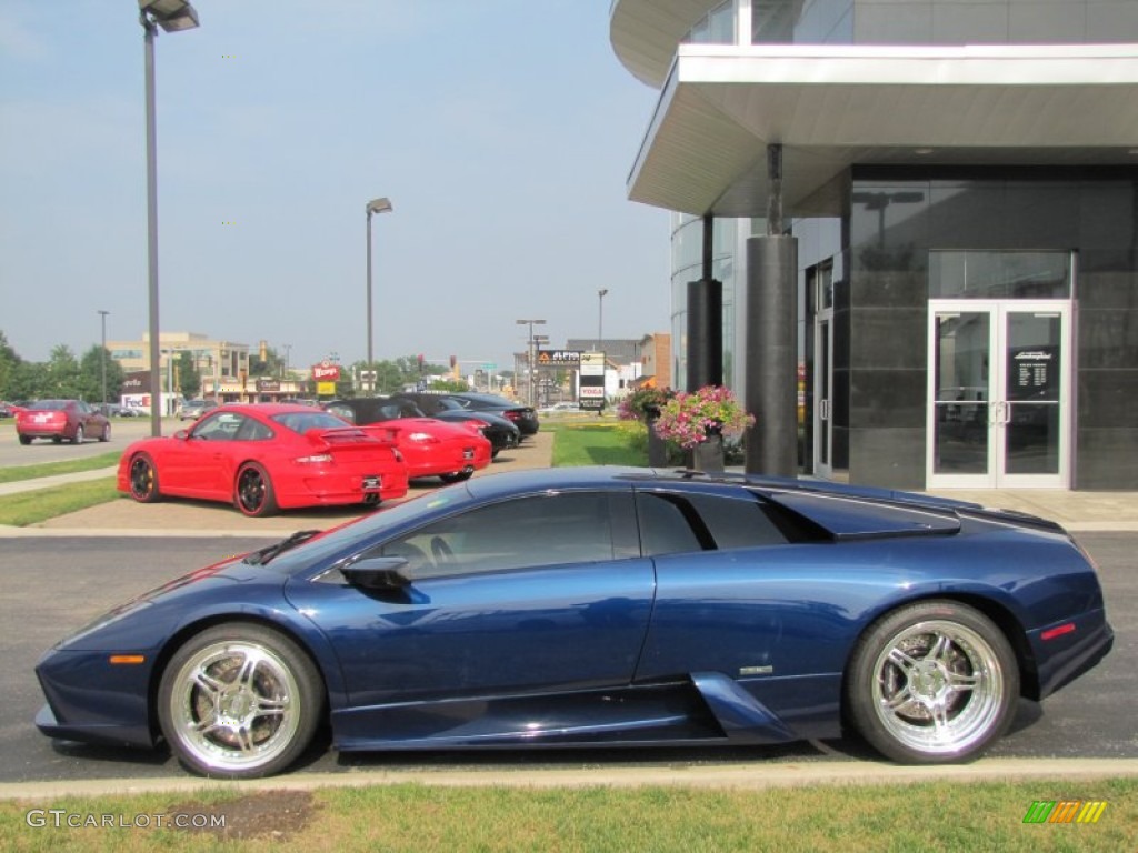Blu Hera Metallic 2002 Lamborghini Murcielago Coupe Exterior Photo #57180040