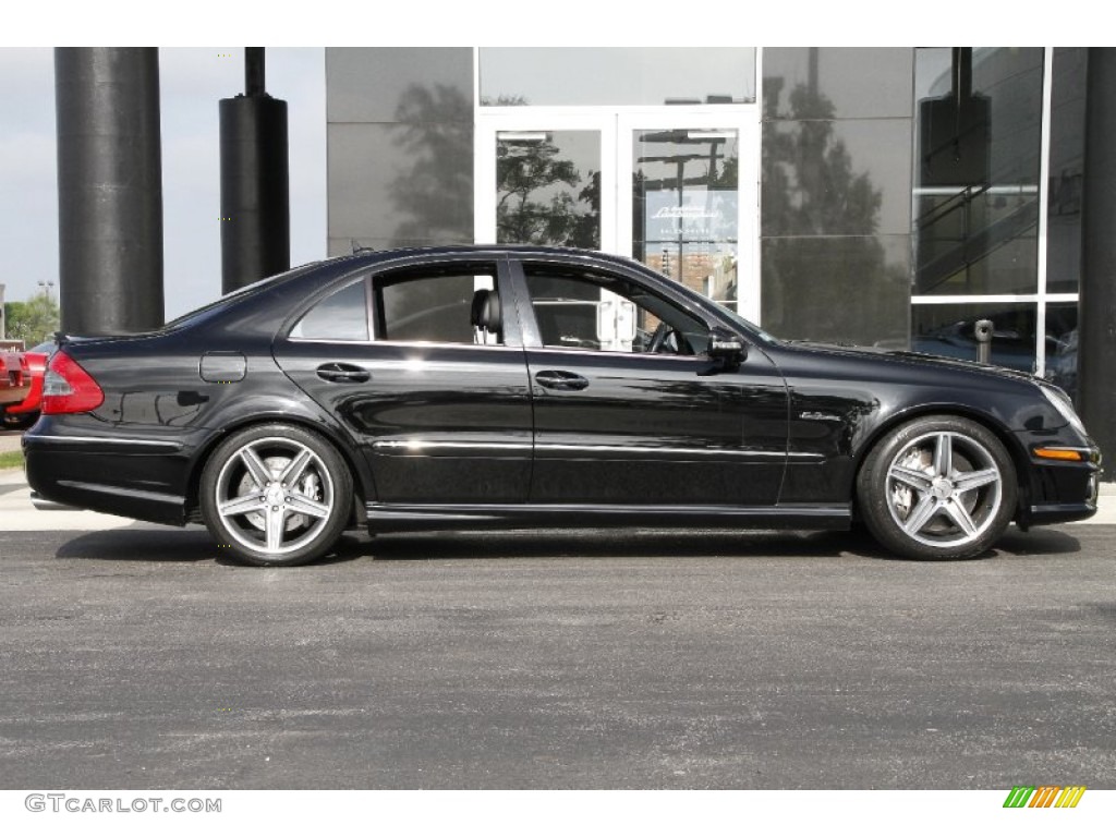 Black 2007 Mercedes-Benz E 63 AMG Sedan Exterior Photo #57180223