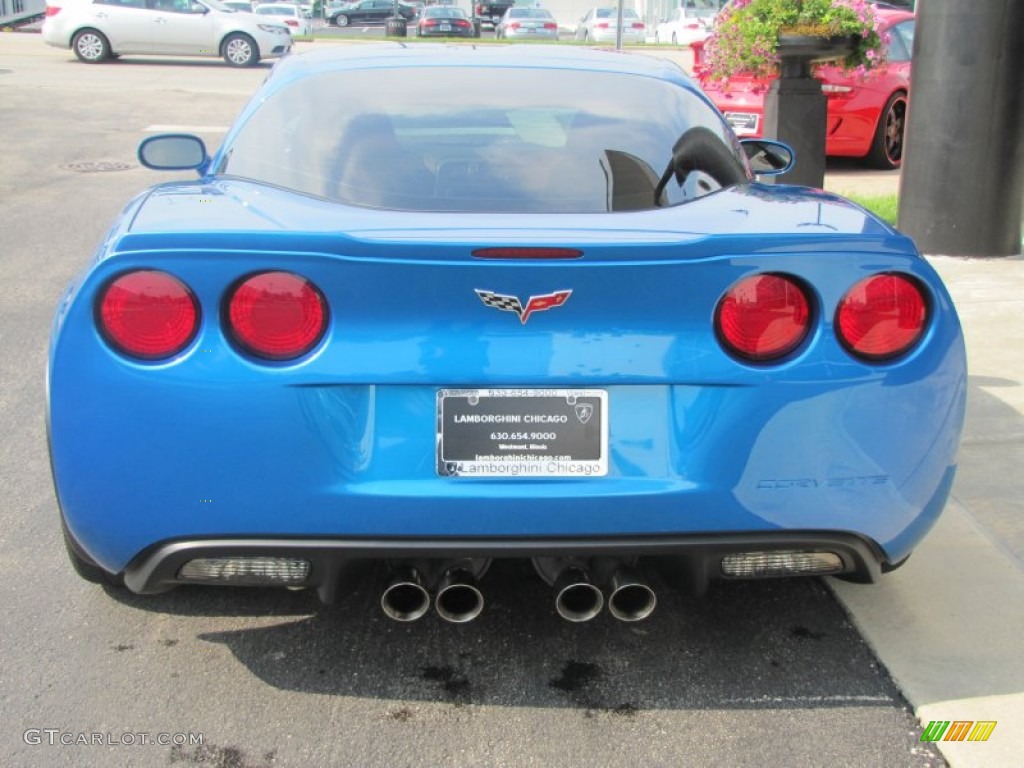 2008 Corvette Z06 - Jetstream Blue Metallic / Sienna photo #14