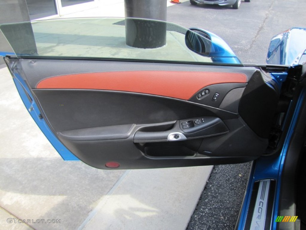 2008 Chevrolet Corvette Z06 Sienna Door Panel Photo #57180688