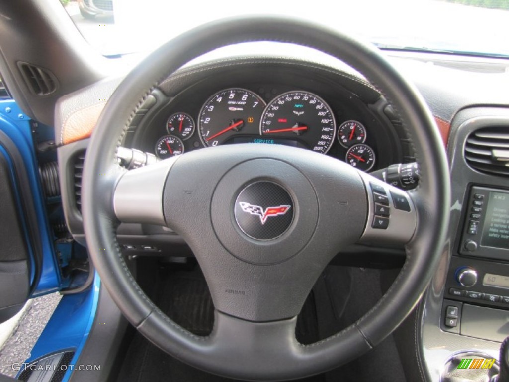 2008 Corvette Z06 - Jetstream Blue Metallic / Sienna photo #20