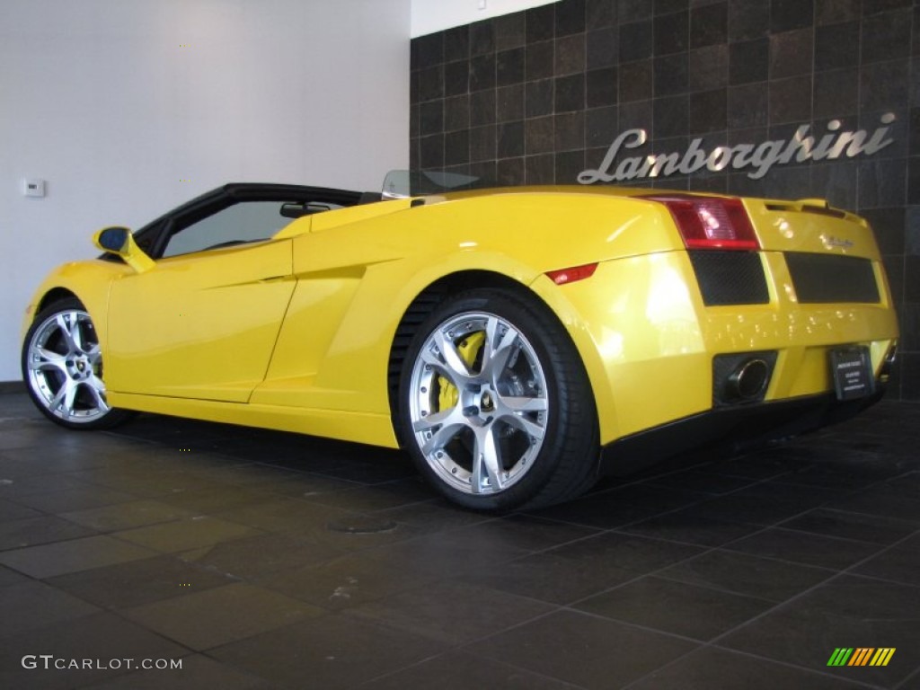 Giallo Midas (Pearl Yellow) 2007 Lamborghini Gallardo Spyder Exterior Photo #57181009