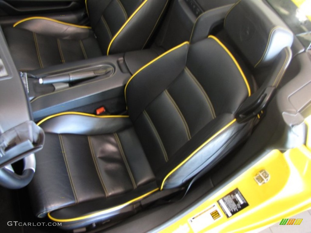 Nero Perseus Interior 2007 Lamborghini Gallardo Spyder Photo #57181057