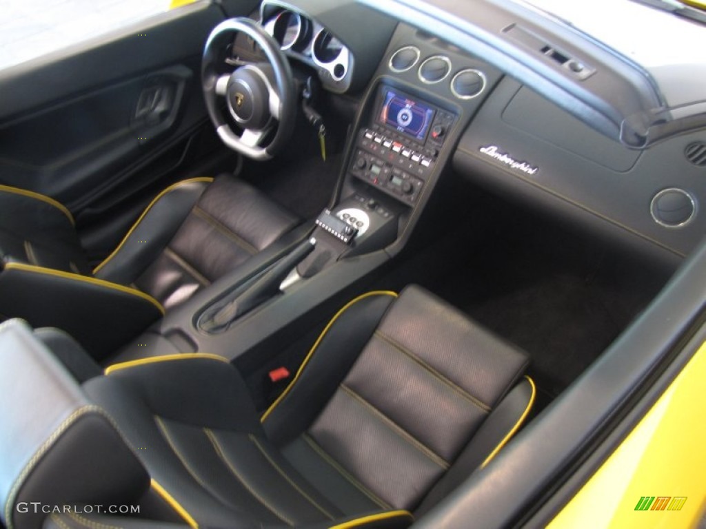2007 Lamborghini Gallardo Spyder Nero Perseus Dashboard Photo #57181066