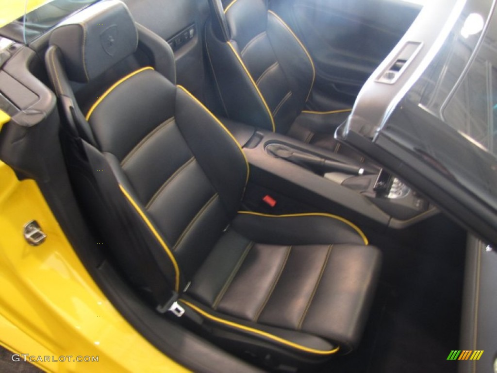 Nero Perseus Interior 2007 Lamborghini Gallardo Spyder Photo #57181072