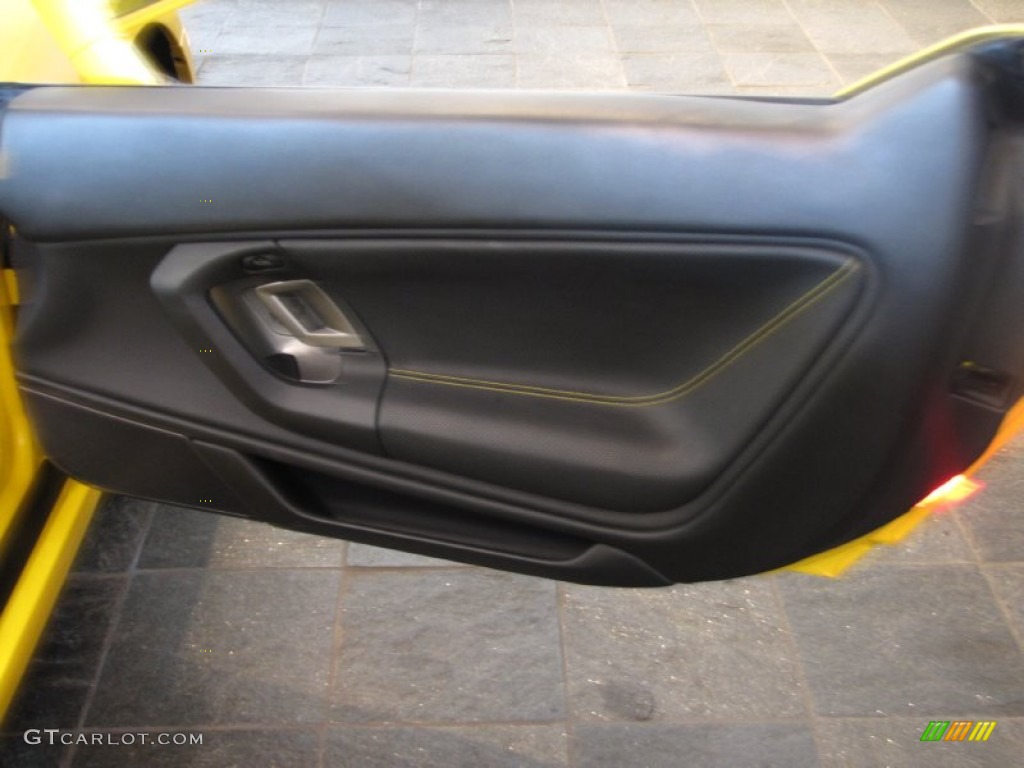 2007 Lamborghini Gallardo Spyder Nero Perseus Door Panel Photo #57181090