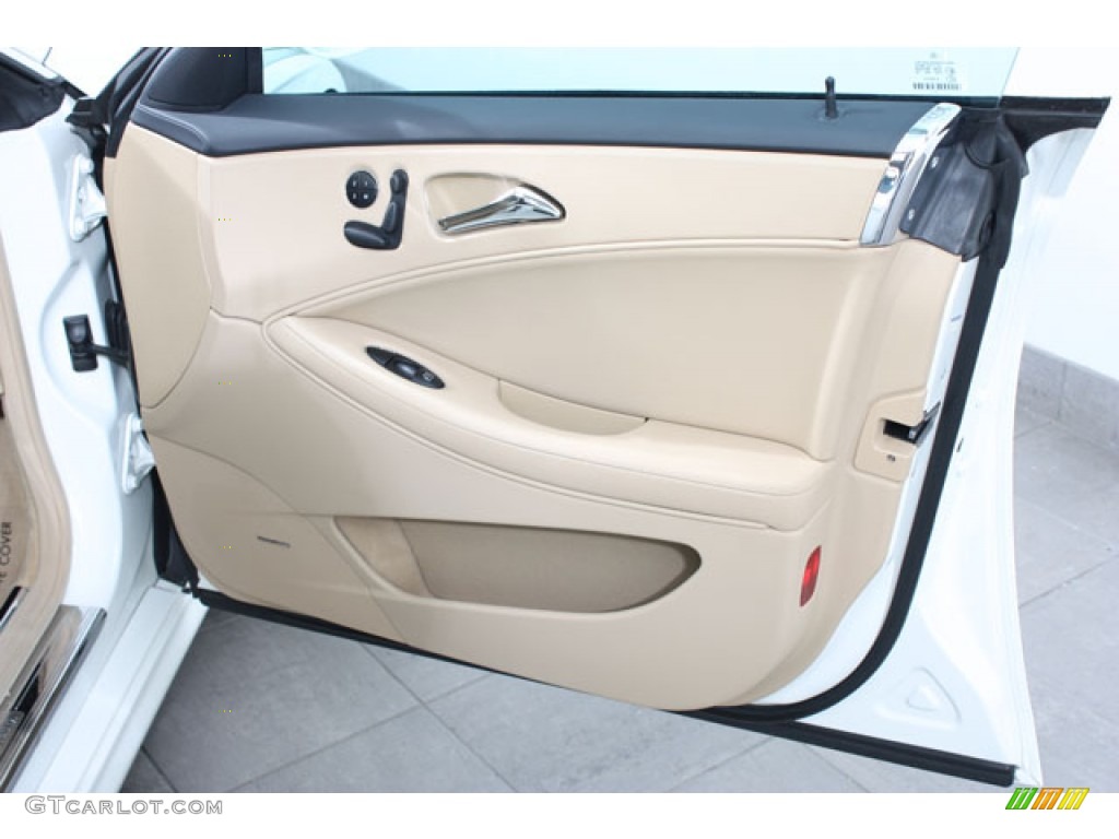 2008 Mercedes-Benz CLS 550 Cashmere Beige Door Panel Photo #57181774
