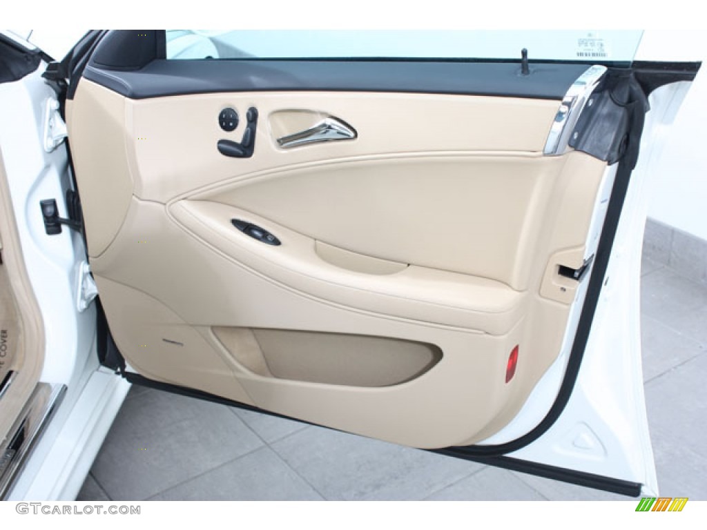 2008 Mercedes-Benz CLS 550 Cashmere Beige Door Panel Photo #57181774