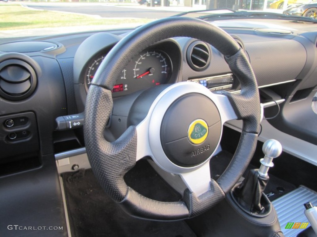 2008 Lotus Elise SC Supercharged Black Steering Wheel Photo #57182299