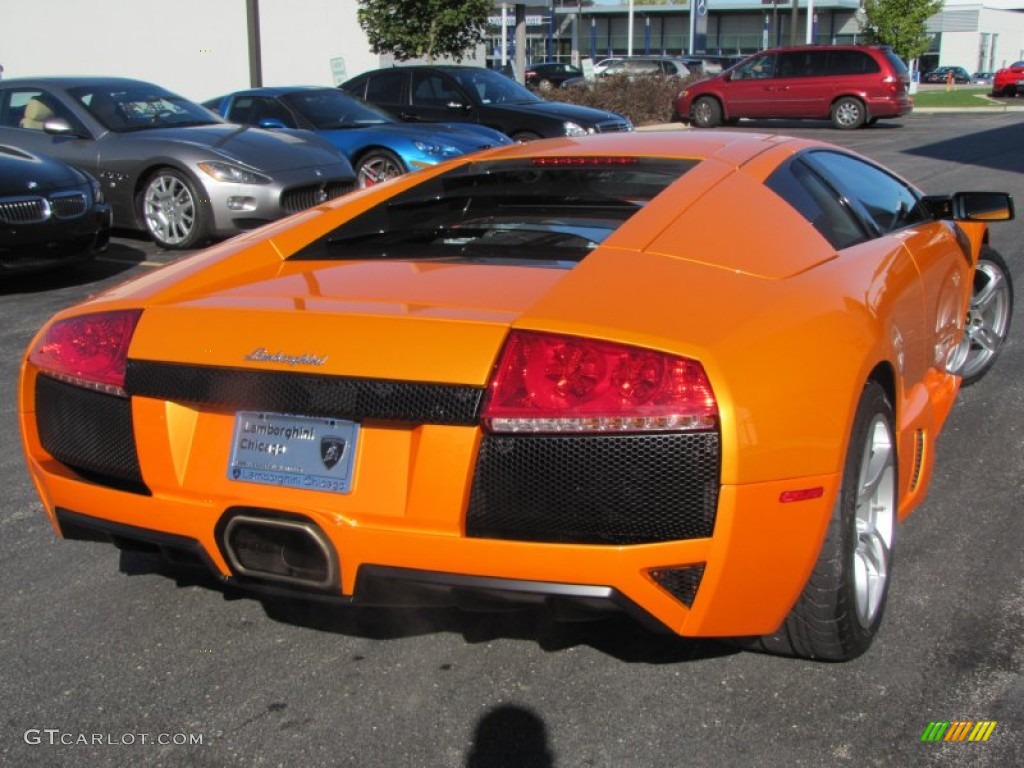 2008 Murcielago LP640 Coupe - Arancio Atlas (Pearl Orange) / Nero Perseus photo #14