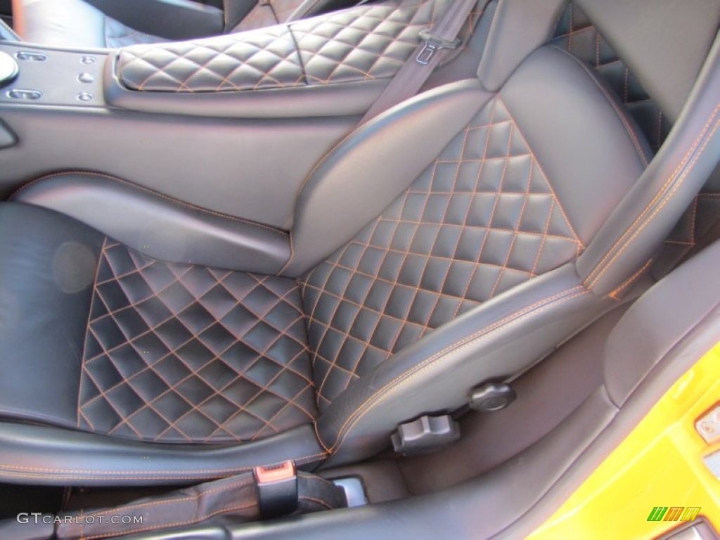 Nero Perseus Interior 2008 Lamborghini Murcielago LP640 Coupe Photo #57182512