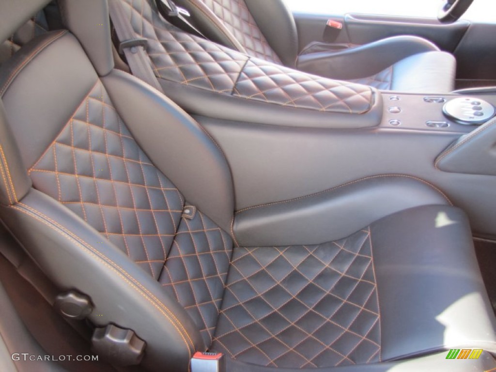 Nero Perseus Interior 2008 Lamborghini Murcielago LP640 Coupe Photo #57182584