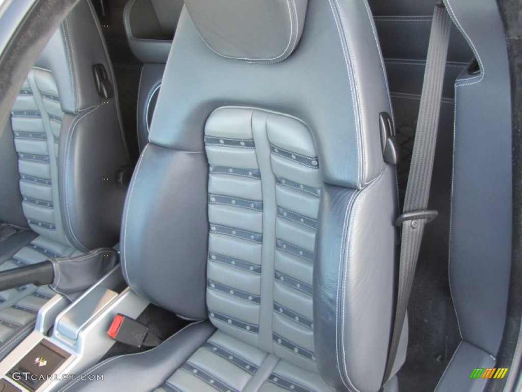 Dark Gray Interior 2003 Ferrari 360 Modena F1 Photo #57182950