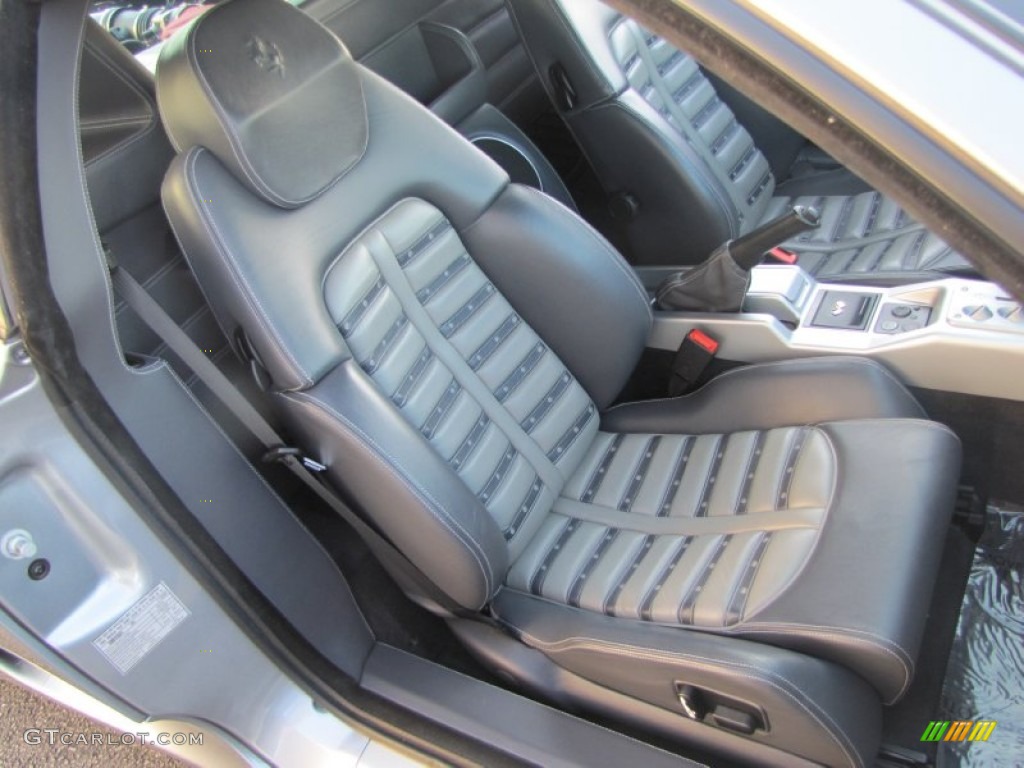 Dark Gray Interior 2003 Ferrari 360 Modena F1 Photo #57183046
