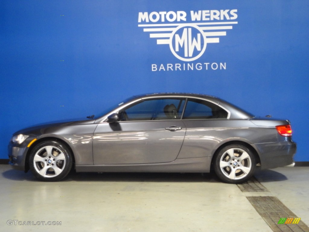 2008 3 Series 328i Convertible - Sparkling Graphite Metallic / Black photo #4