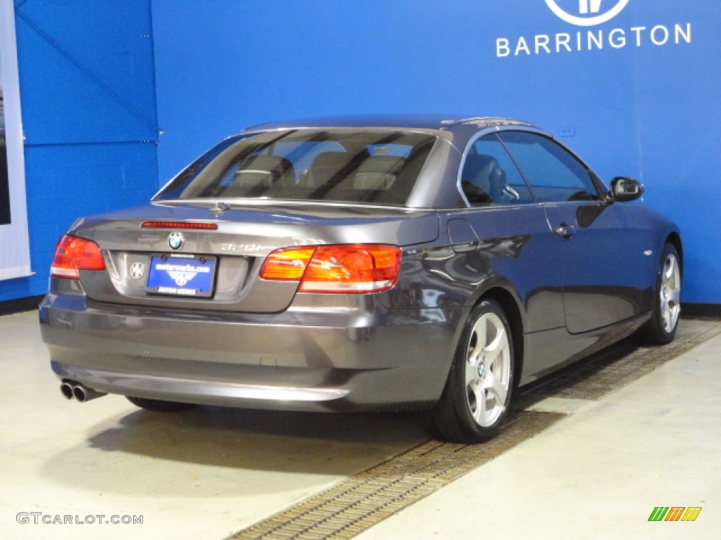 2008 3 Series 328i Convertible - Sparkling Graphite Metallic / Black photo #8