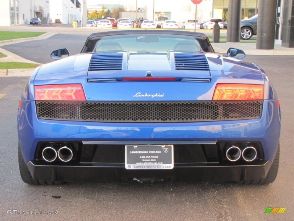 2010 Gallardo LP560-4 Spyder - Bianco Monocerus / Blu Scylla photo #5