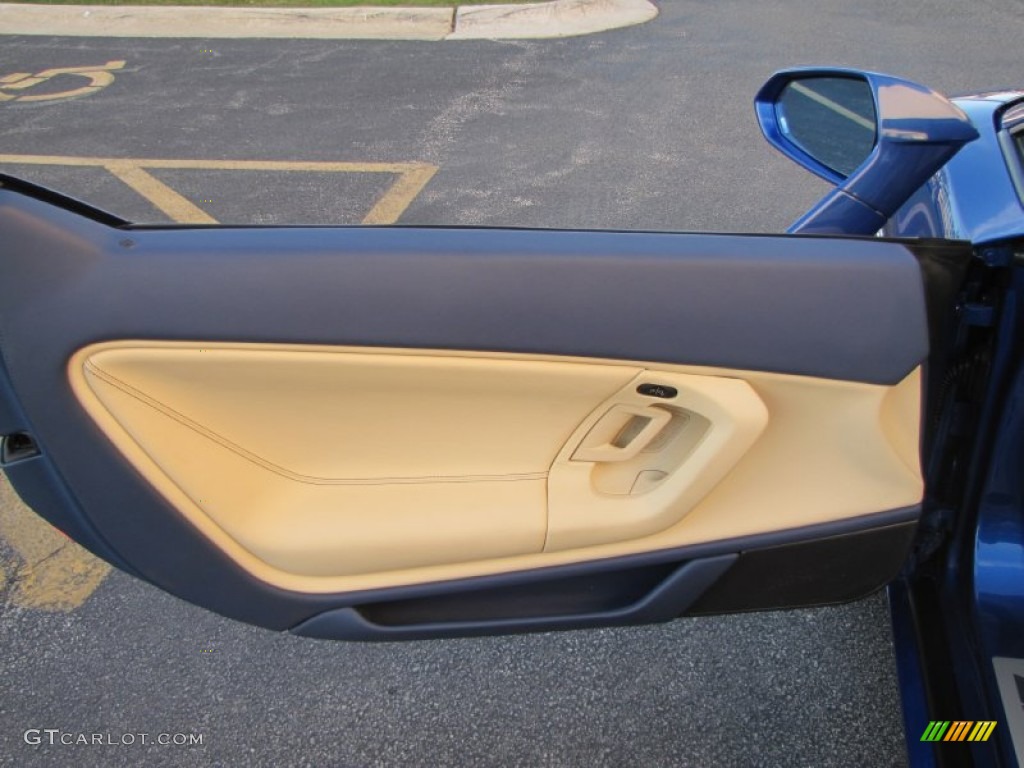 2010 Lamborghini Gallardo LP560-4 Spyder Blu Scylla Door Panel Photo #57184132