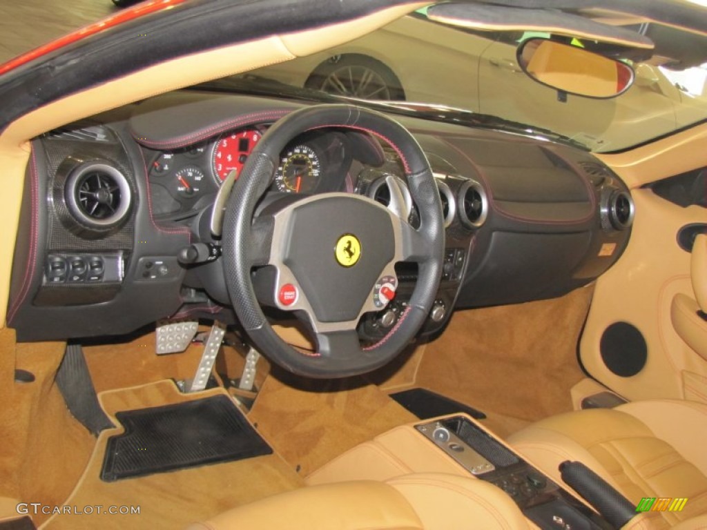2007 Ferrari F430 Spider F1 Beige Dashboard Photo #57184540