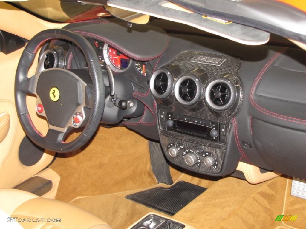 2007 Ferrari F430 Spider F1 Beige Dashboard Photo #57184611