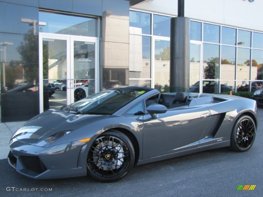 Grigio Telesto Metallic (Grey) 2010 Lamborghini Gallardo LP560-4 Spyder Exterior Photo #57184762
