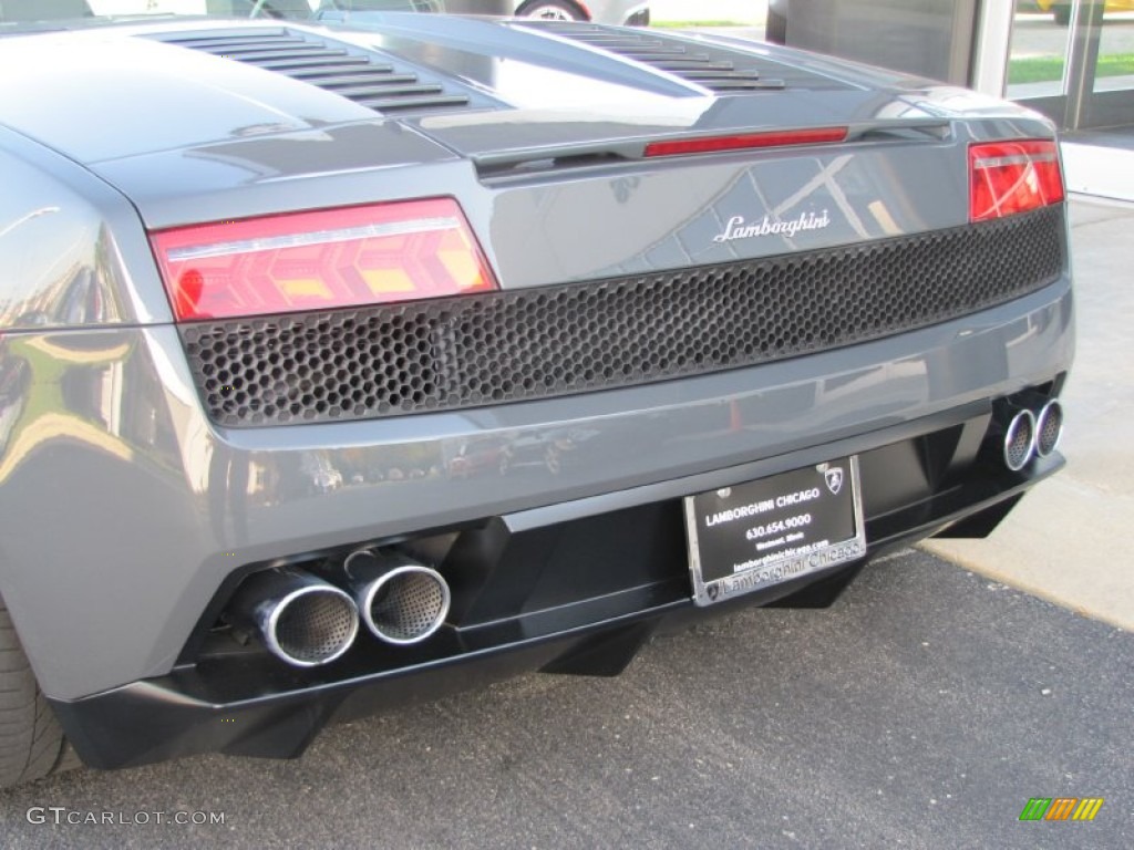 2010 Gallardo LP560-4 Spyder - Grigio Telesto Metallic (Grey) / Nero Perseus photo #15