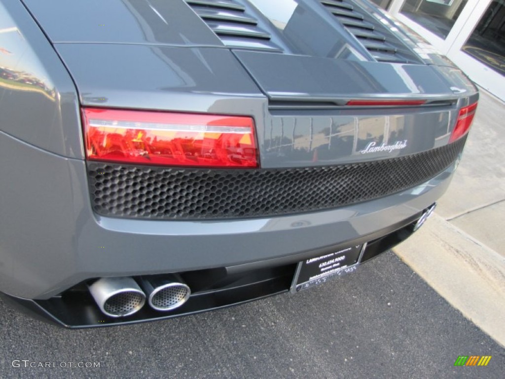 2010 Gallardo LP560-4 Spyder - Grigio Telesto Metallic (Grey) / Nero Perseus photo #18