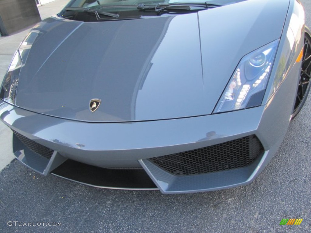 2010 Gallardo LP560-4 Spyder - Grigio Telesto Metallic (Grey) / Nero Perseus photo #19