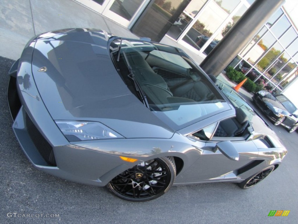 2010 Gallardo LP560-4 Spyder - Grigio Telesto Metallic (Grey) / Nero Perseus photo #21