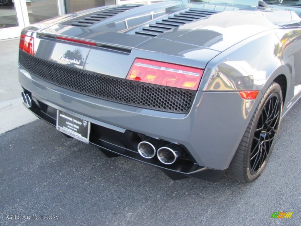 2010 Gallardo LP560-4 Spyder - Grigio Telesto Metallic (Grey) / Nero Perseus photo #22