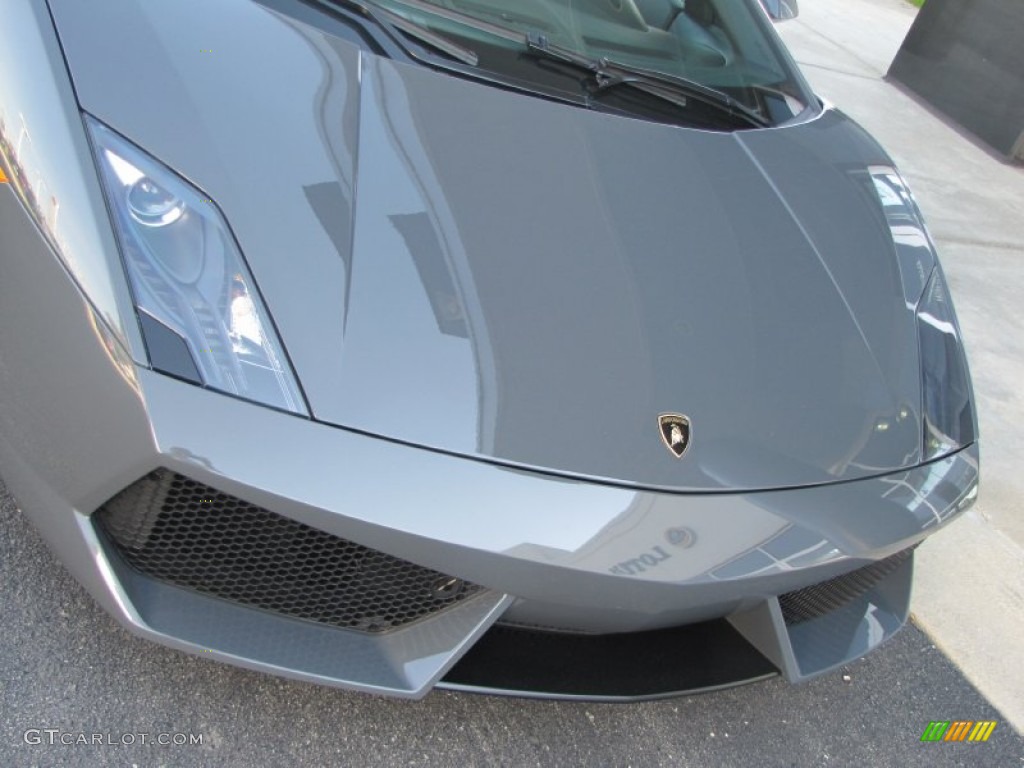 2010 Gallardo LP560-4 Spyder - Grigio Telesto Metallic (Grey) / Nero Perseus photo #25