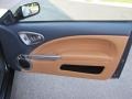2006 Aston Martin Vanquish Caspian Blue/Light Tan Interior Door Panel Photo