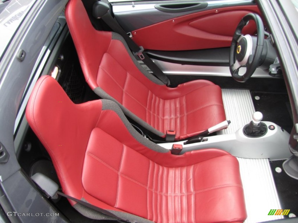 2005 Lotus Elise Standard Elise Model Interior in Red Photo #57185538