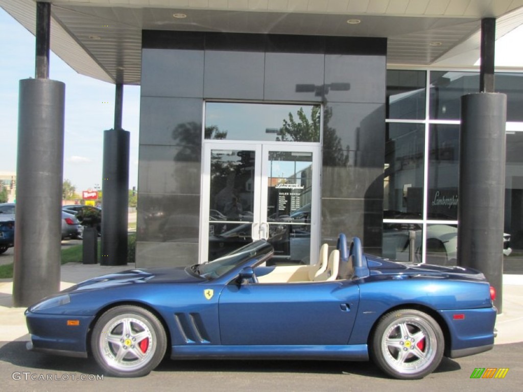 Blue Metallic 2001 Ferrari 550 Barchetta Exterior Photo #57186006