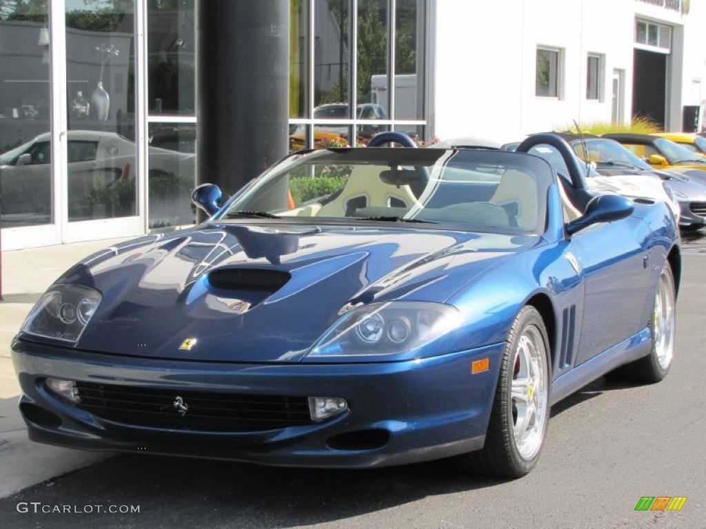 Blue Metallic 2001 Ferrari 550 Barchetta Exterior Photo #57186062