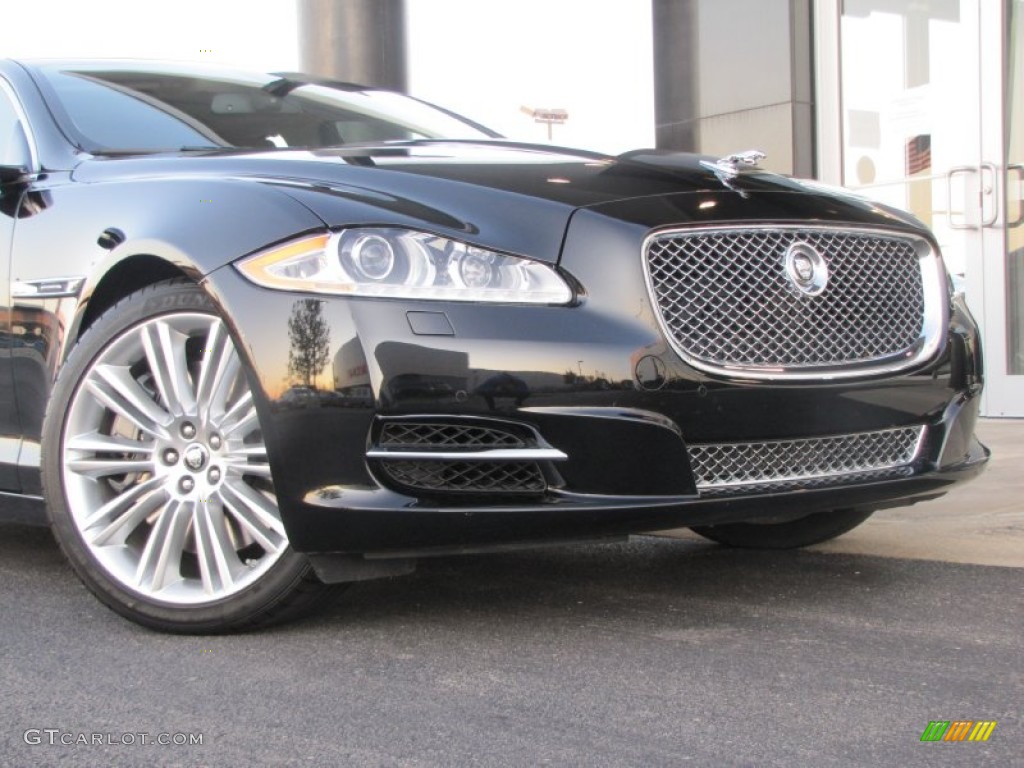Ultimate Black Metallic 2011 Jaguar XJ XJL Supercharged Exterior Photo #57186574