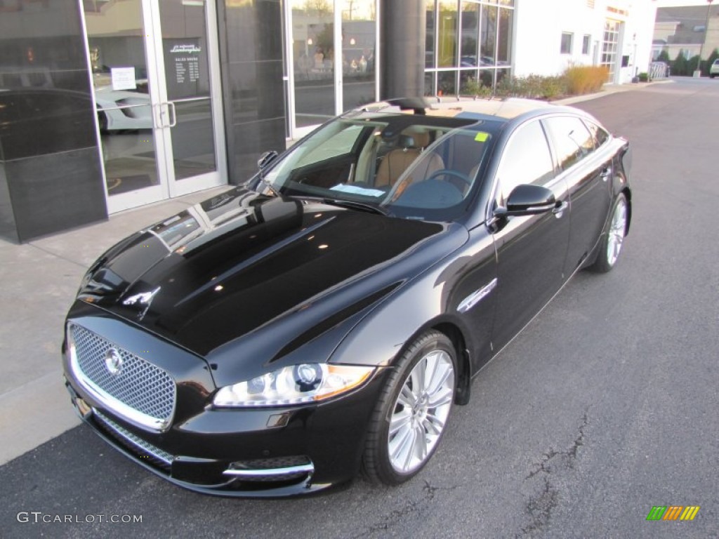 Ultimate Black Metallic 2011 Jaguar XJ XJL Supercharged Exterior Photo #57186650