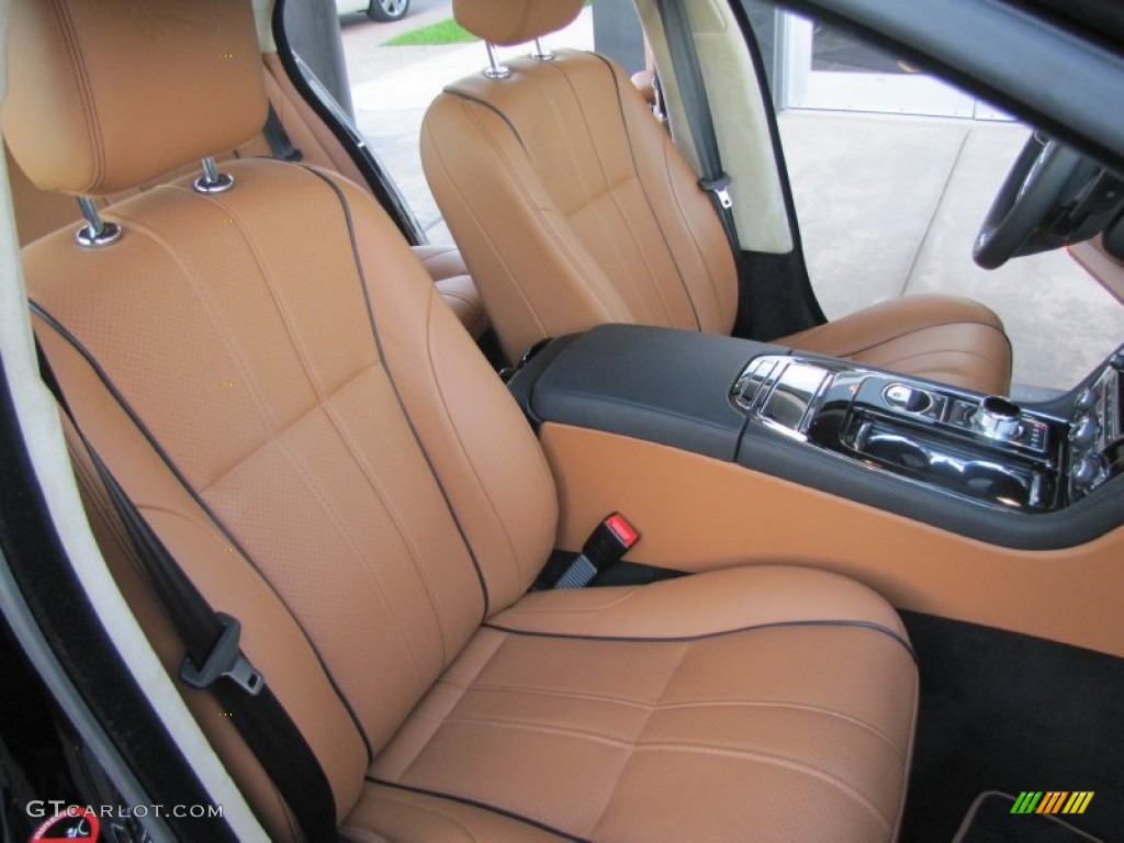 London Tan/Jet Black Interior 2011 Jaguar XJ XJL Supercharged Photo #57186856