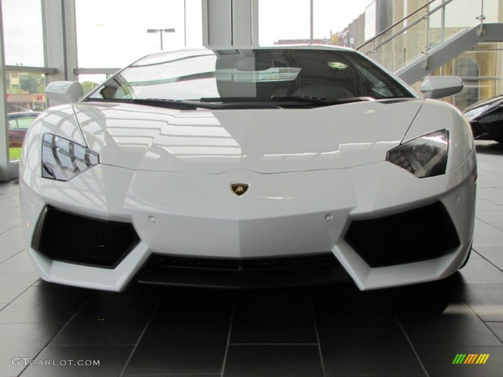 Bianco Isis 2012 Lamborghini Aventador LP 700-4 Exterior Photo #57186940