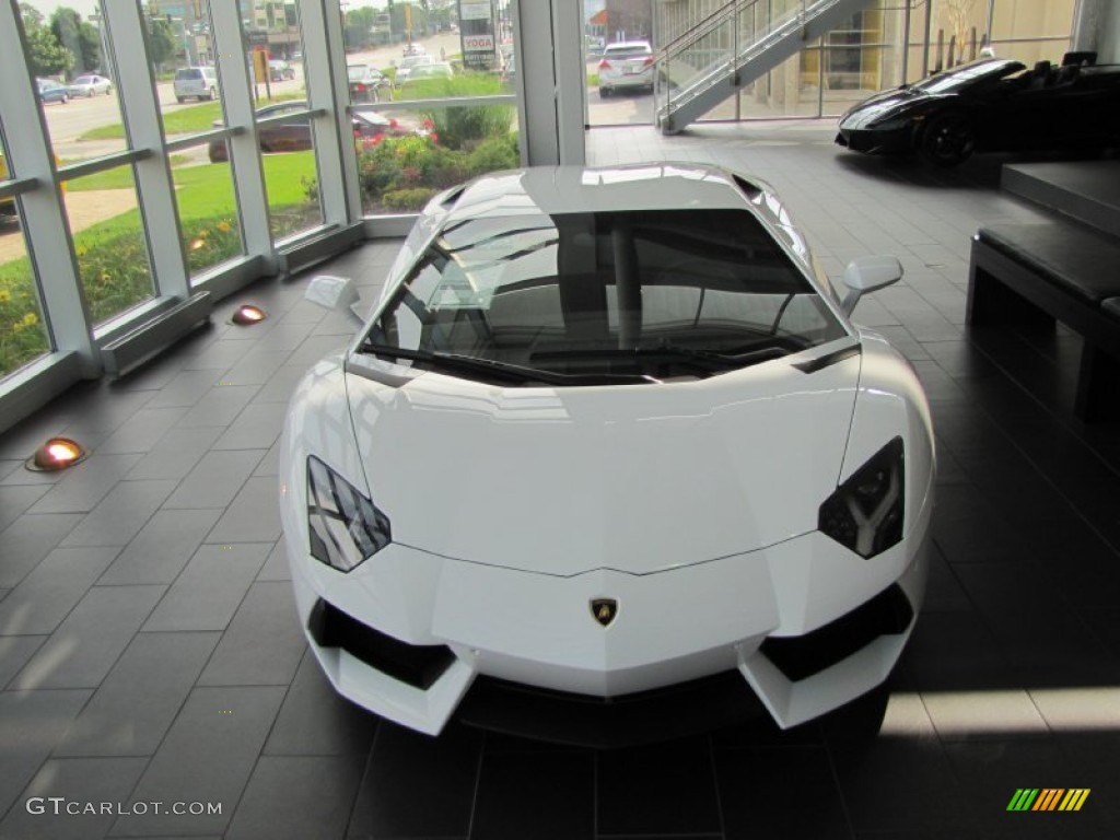 Bianco Isis 2012 Lamborghini Aventador LP 700-4 Exterior Photo #57187055