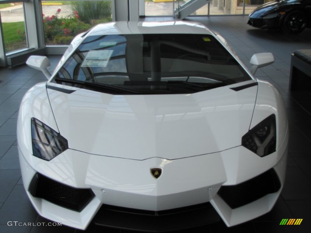 Bianco Isis 2012 Lamborghini Aventador LP 700-4 Exterior Photo #57187075