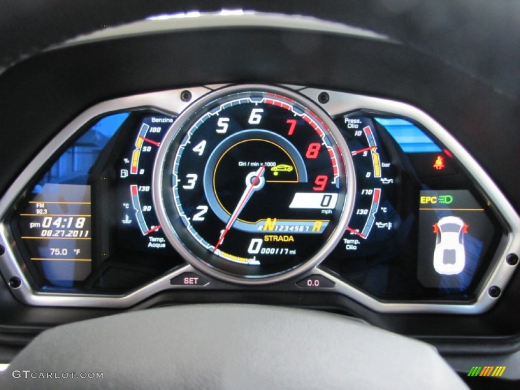 2012 Lamborghini Aventador LP 700-4 Gauges Photo #57187198