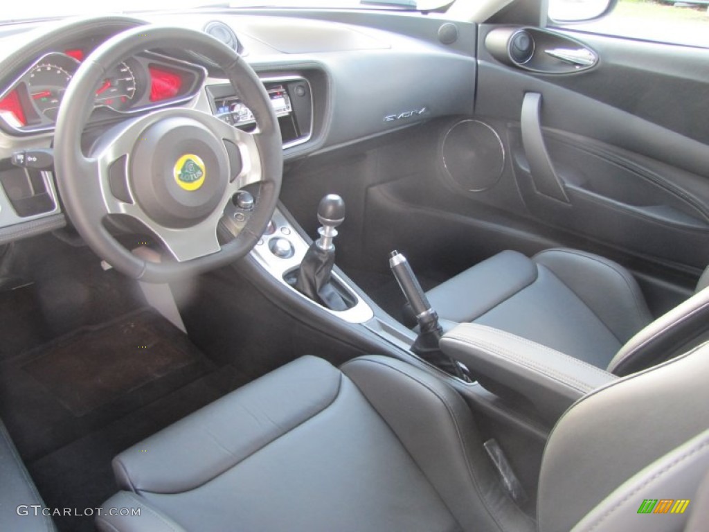 Black Interior 2011 Lotus Evora Coupe Photo #57187825
