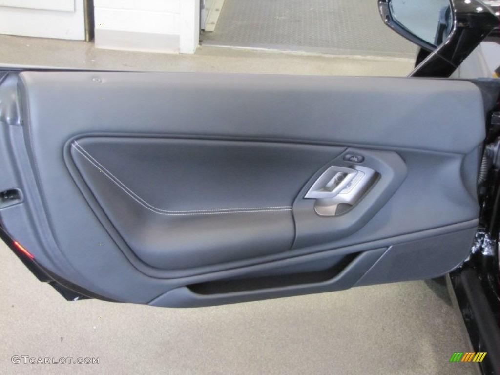 2012 Lamborghini Gallardo LP 550-2 Nero Perseus Door Panel Photo #57189161